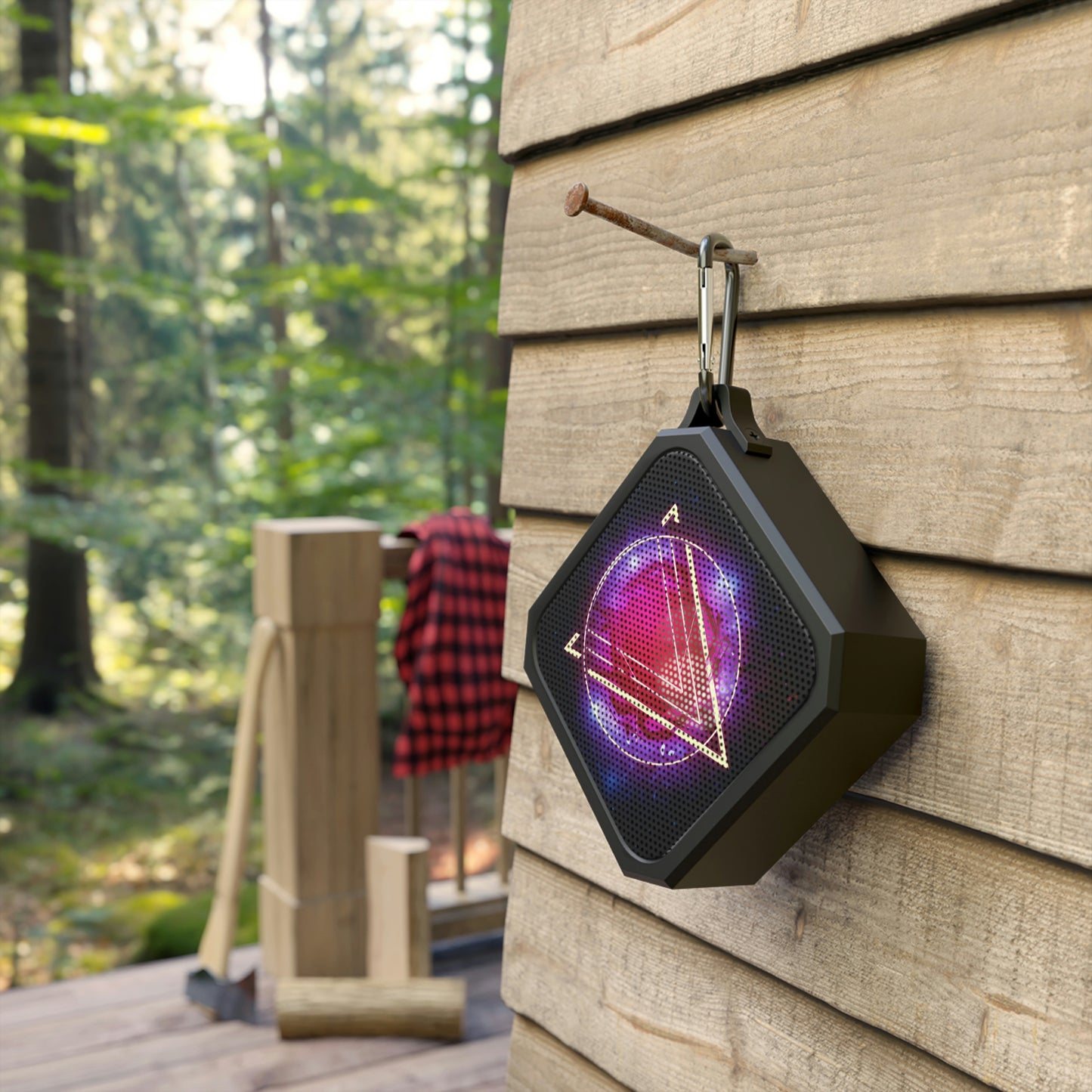 The Rings of Vietor Band Logo - Blackwater Outdoor Bluetooth Speaker (The Stars and Green Magics)