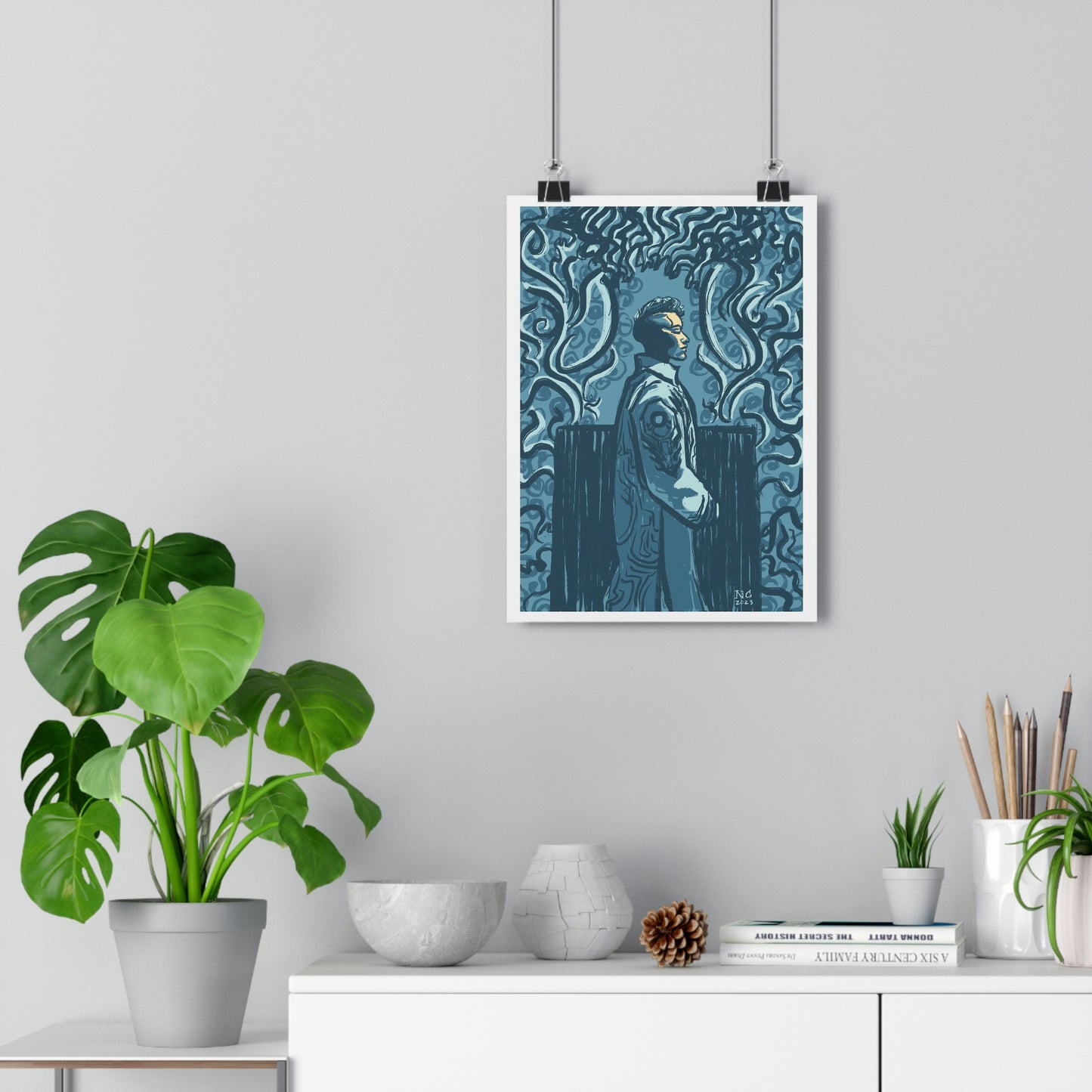 Midnight Garden Giclée Art Print