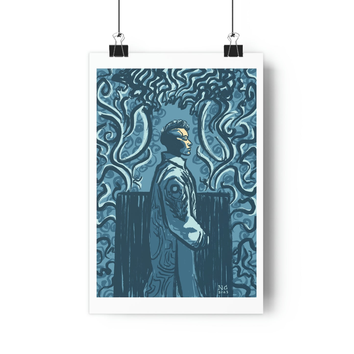 Midnight Garden Giclée Art Print