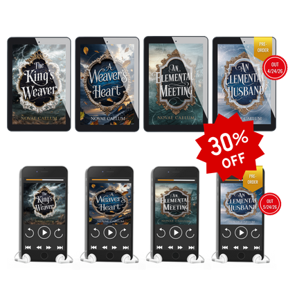 The King's Weaver Ebook + Audiobook Bundle Books 1-4