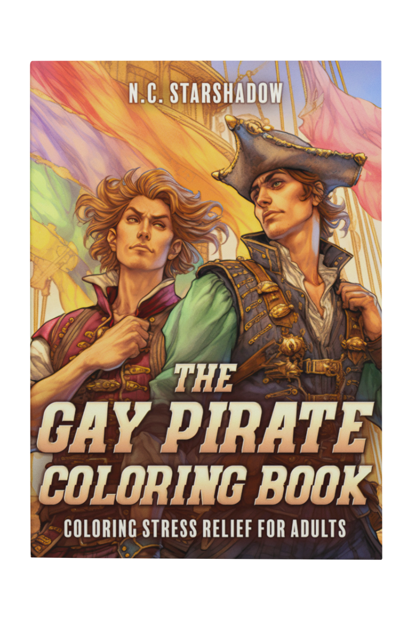 The Gay Pirate Coloring Book (Paperback) by N.C. Starshadow.