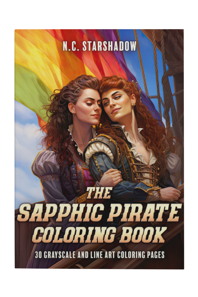 The Sapphic Pirate Coloring Book (Paperback) by N.C. Starshadow offers a captivating journey through the high seas, where young artists can bring to life their favorite swashbuckling adventures. With intricate illustrations featuring brave pirates.