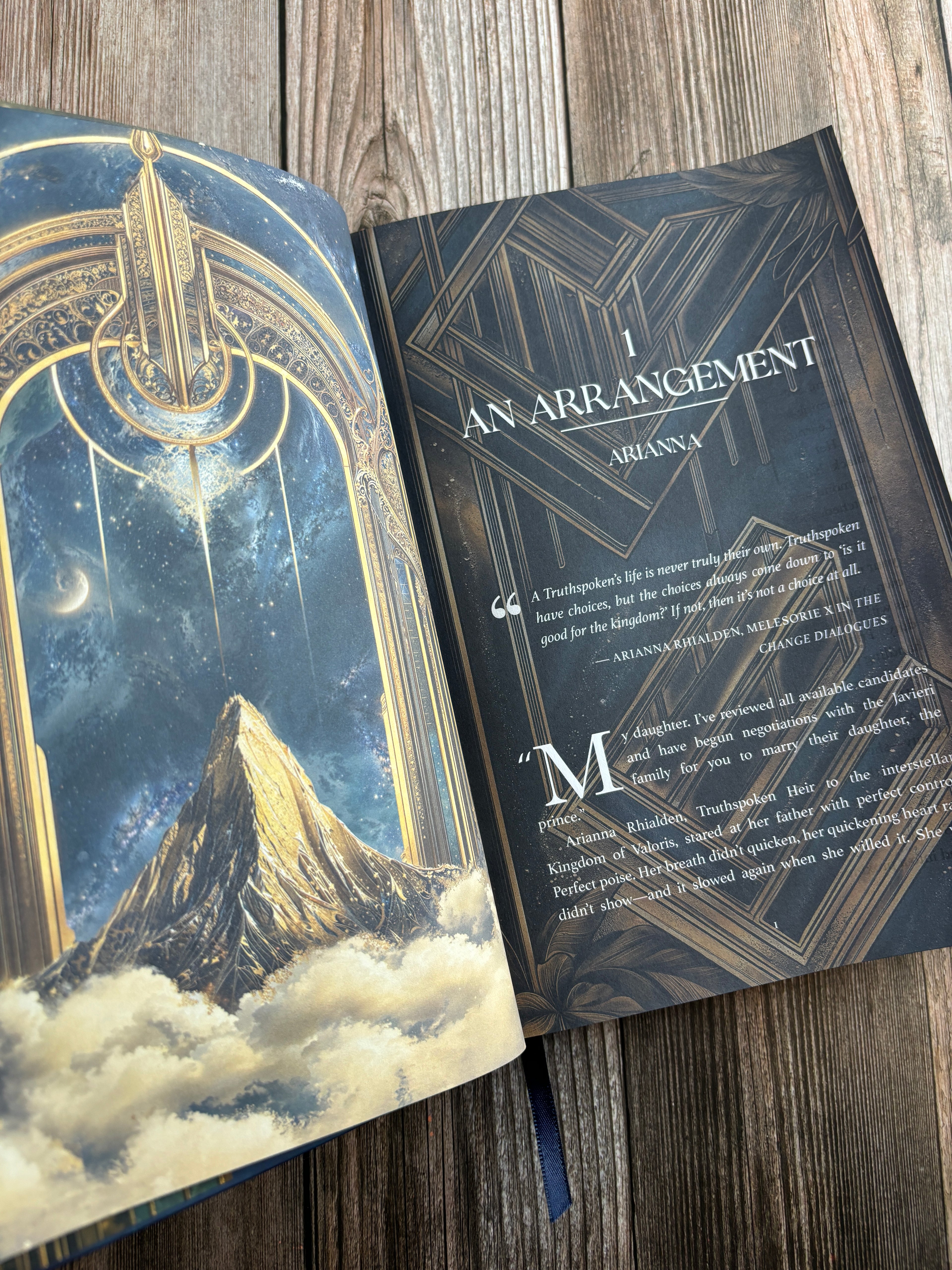 Special Edition Hardcover - The Truthspoken Heir: The Stars and Green Magics Book 1