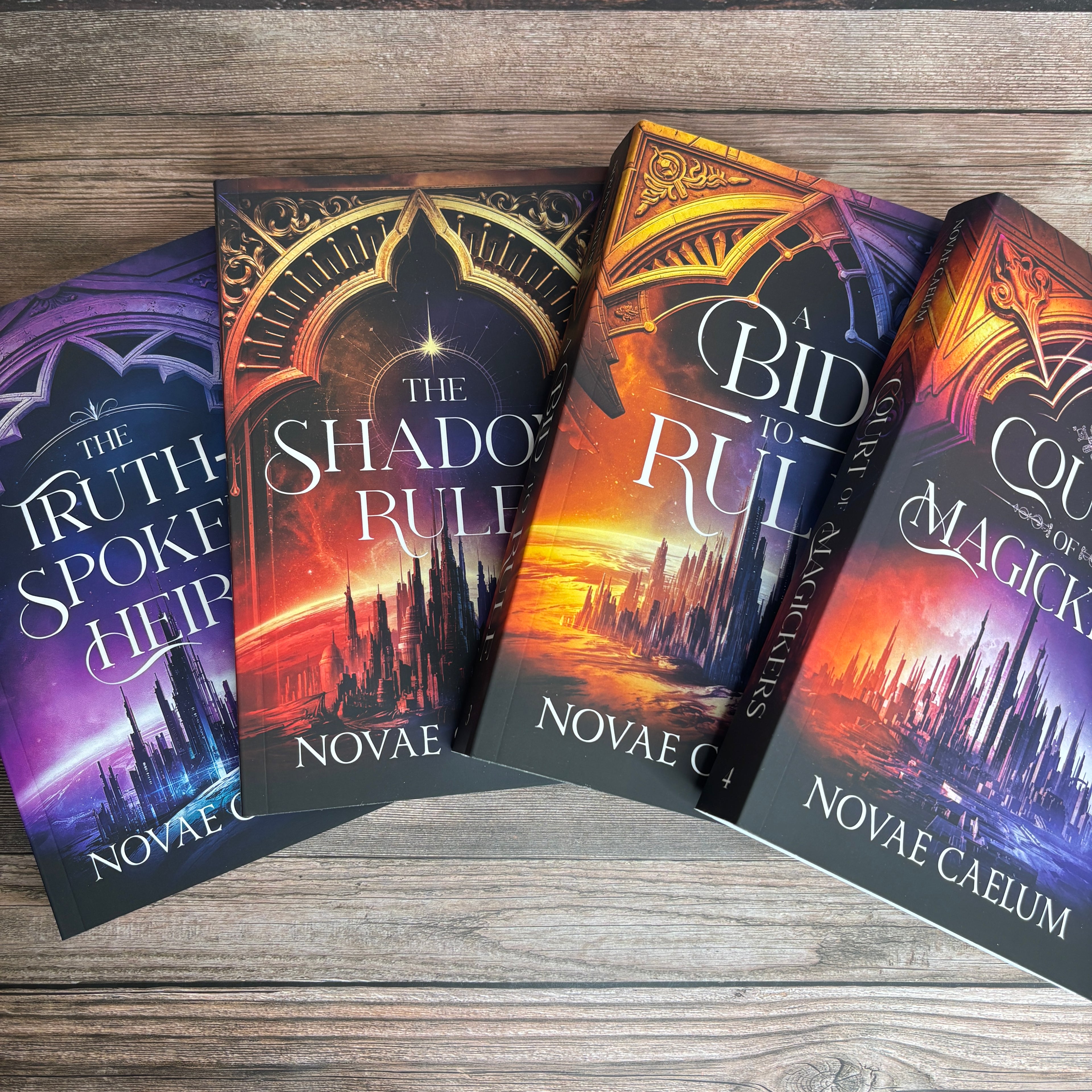 Paperback Bundle: The Stars and Green Magics (Books 1-4) DISCREET COVERS