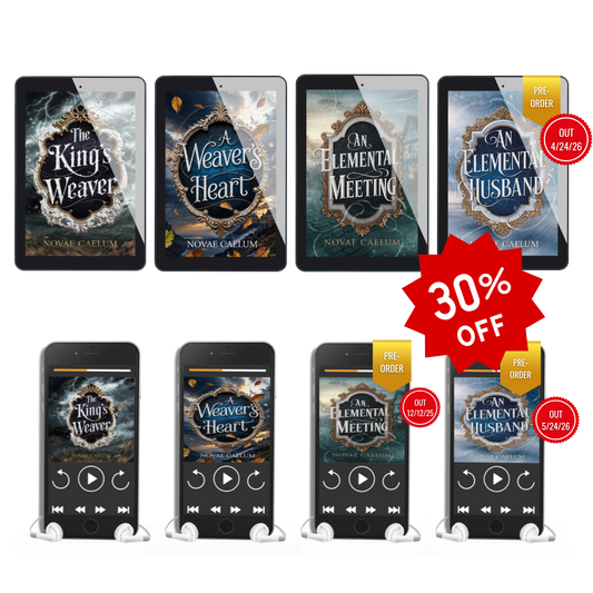 The King's Weaver Ebook + Audiobook Bundle Books 1-4