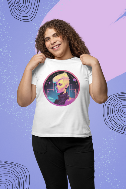 Cyberpunk Woman - Unisex Heavy Cotton Tee