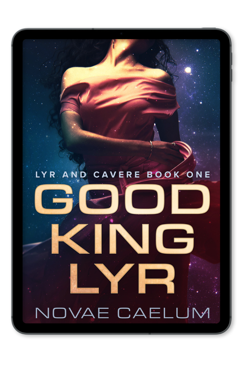 Good King Lyr: Lyr and Cavere Book 1 (Ebook) by Novae Caelum immerses readers in the world of immortal demigod con man and genderfluid romance in the kingdom of Novae Caelum.